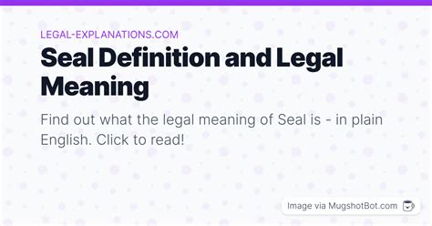 seal the deal meaning|what does seal mean.